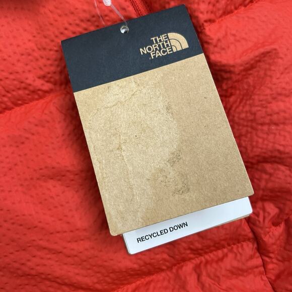 The North Face Dreamer Parkina Jacket Size Small Womens Fiery Red 600 Down Coat - Picture 11 of 14